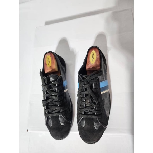 Louis Vuitton Other - Authentic LOUIS VUITTON Suede Canvas Totem Sneakers Black Size 7